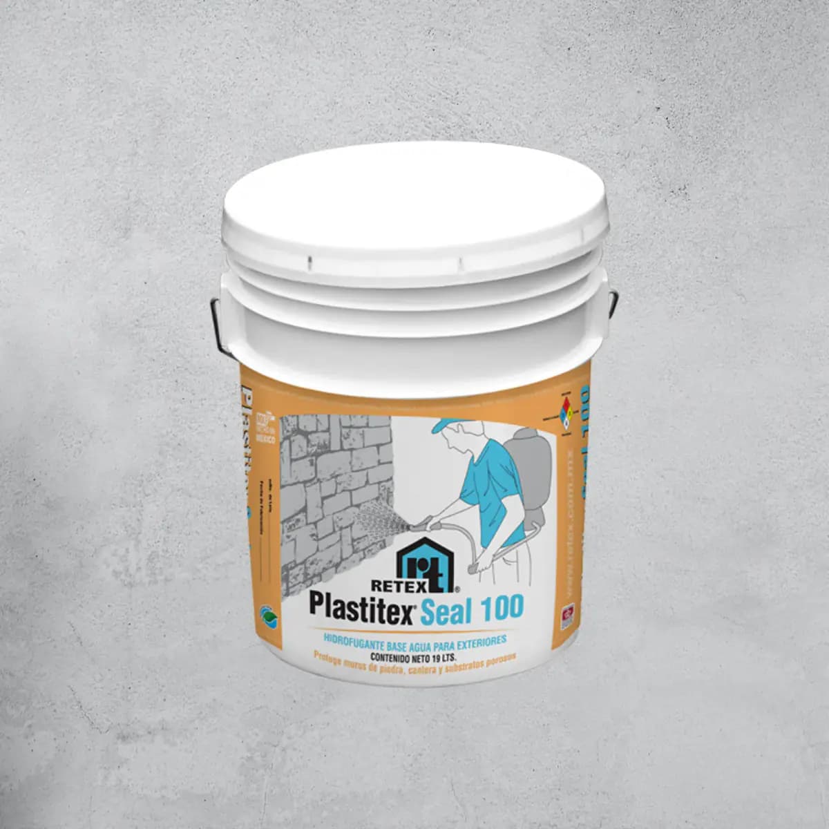 PLASTITEX SEAL 100 CUB 19 LTS HIDROFUGANTE LÍQUIDO BASE AGUA SP